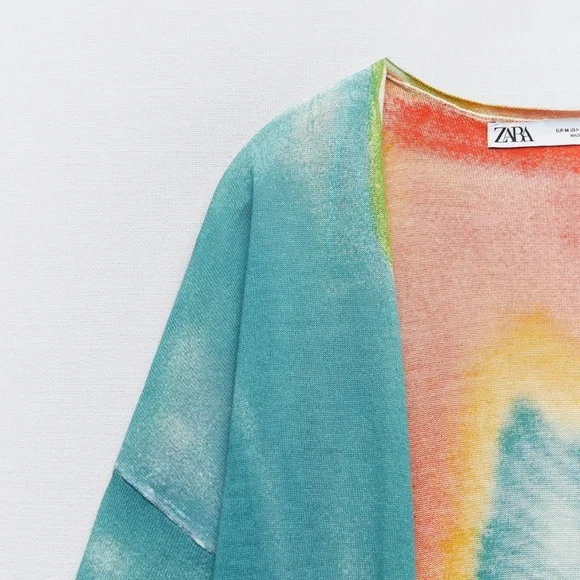 Zara limited edition fun printed kimono - Picture 7 of 7